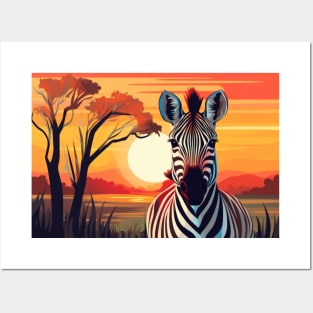 Zebra Animal Jungle Nature Wilderness Posters and Art